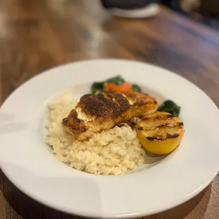 a plate of food on a table