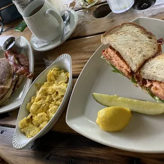 Salmon BLTA Sandwich