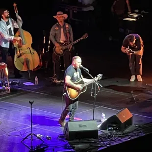 Angle of the stage from our seats (zoomed in)