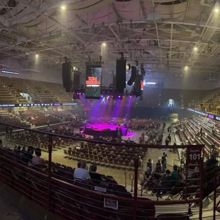 Getting ready for the Segura show.