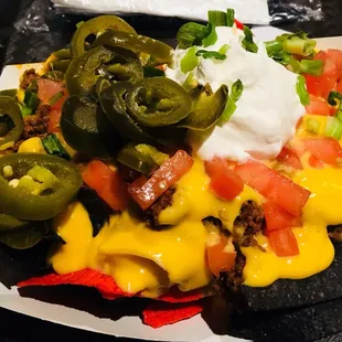 Nachos from The Big Deli! Plenty to share. Very tasty, especially if you use points!