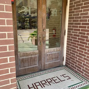 the entrance