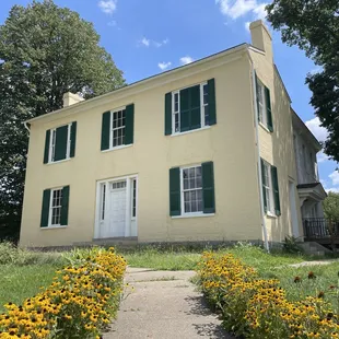 The newly-restored exterior shows what the House looked like when abolitionist author Harriet Beecher Stowe lived in Cincinnati in the 1840s
