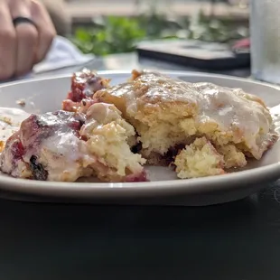 Plum and Cardamom Scone
