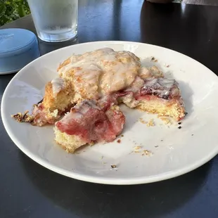 Wild plum and cardamom scone