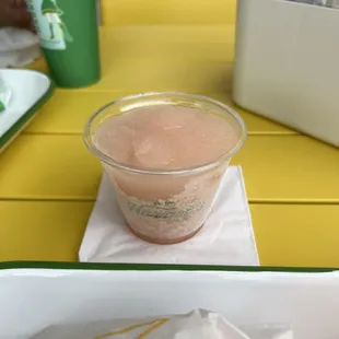 Strawberry Peach Froze'