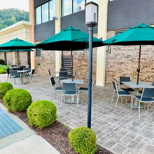 Outdoor seasonal patio.