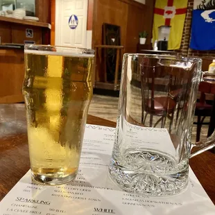 The frosted mug is $4 more but is also a big SEVEN oz larger