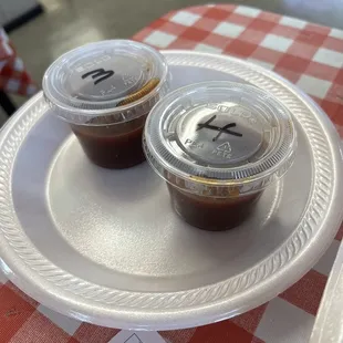 Hot and Mild BBQ sauce
