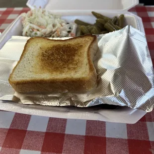 Two meats and two sides for $17