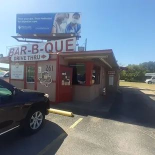 Its the building and my plate of food