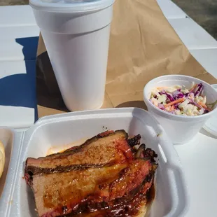 Sliced Brisket Sandwich