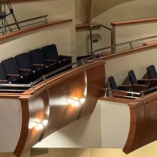 Hardwood fronted balconies