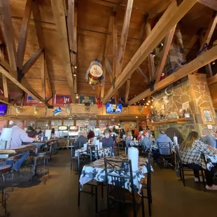 Inside dining room.