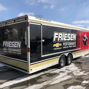 Friesen Performance Trailer Wrap