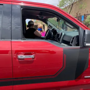 Curb side baby!!!!  Harris jewelers knows how to make the customer happy!