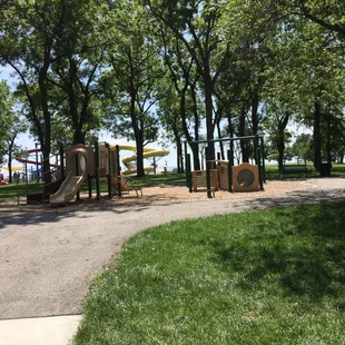 A smaller playground for little ones
