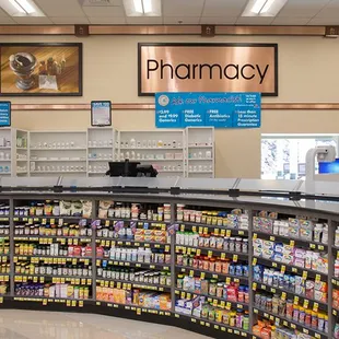 a pharmacy store with a variety of products