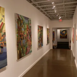 Gallery Annex featuring the paintings of James Shuck Jan 2017