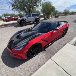 My Vette after ceramic coating. The color just pops out.