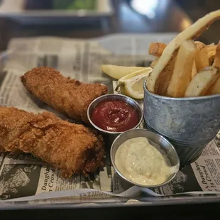 fish, seafood, food, fish and chips