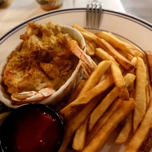 Stuffed shrimp with crab imperial