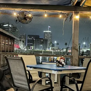 Outside seating