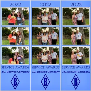 Service awards