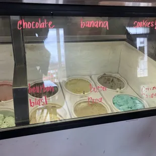 Amazing ice cream selection