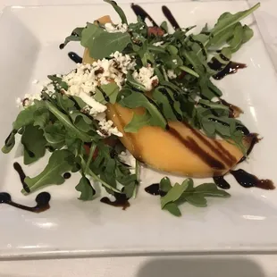 Special grilled watermelon salad