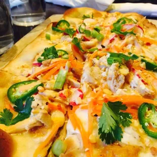 Thai Chicken Flatbread