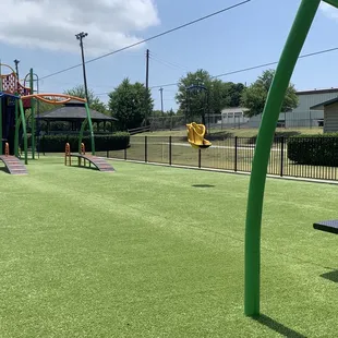 Dual zip lines. Let's race!