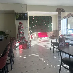 Nicely Decorated Dining area.