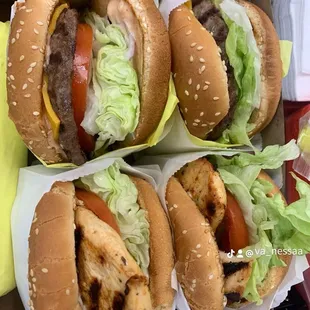 burgers, burger, food