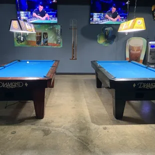 Diamond tables for pool aficionados...