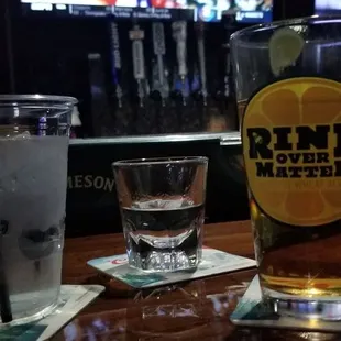 They only do pints but prices still good. Bartenders and the atmosphere are good too.