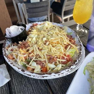 Taphouse salad (cornbread croutons are no longer offered)
