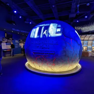One of the new multi-media exhibits
