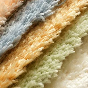 a close up of a pile of wool