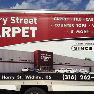 Our new store on our box truck.