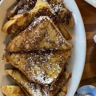 Cinnamon roll french toast