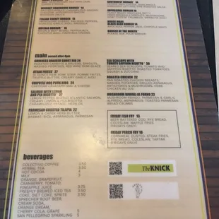 Menu 2 of 2