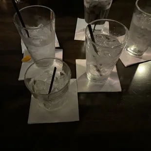 My friend's cocktails [not pictured] after being stolen by the waitstaff (they were half undrank).