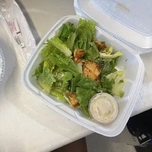 This is supposed to be the Big Grilled Chicken Caesar Salad