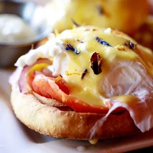 Bacon Eggs Benedict

Poached Eggs W/ Crispy Bacon, Avocados, And Swiss