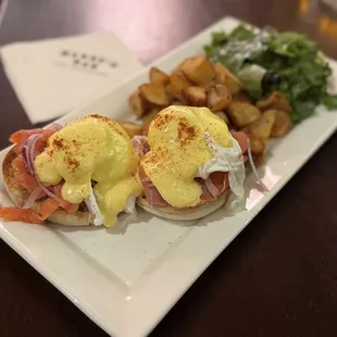 Pacific eggs Benedict