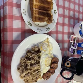 Polish Sau 2 Egg W/ Rice