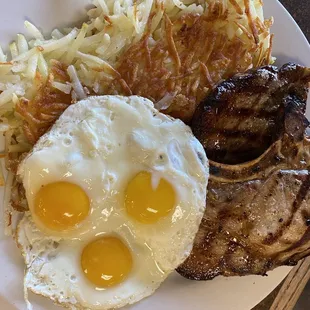 Pork Chops &amp; Eggs