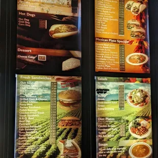 Drive-thru Menu