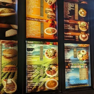 Drive-thru Menu